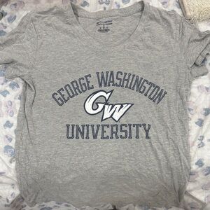Champion Gray George Washington University Tee